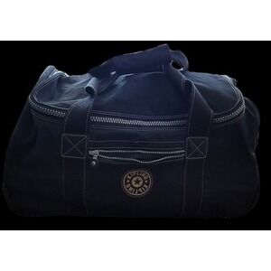 Kipling Duffel Bag Women's Black Nylon Travel Gym Overnight Bag